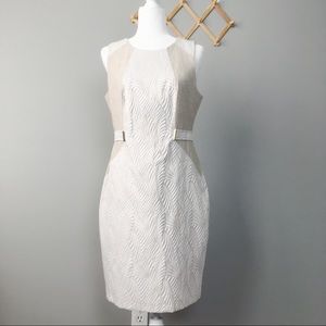 Ellen Tracy Fitted Sleeveless Workwear Dress